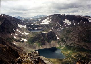 каскад горных озёр