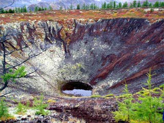 озеро на дне вулканической воронки